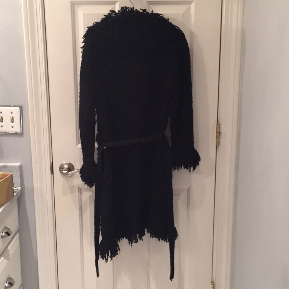 〰Black Ruffled Cardigan〰 - Picture 2 of 3